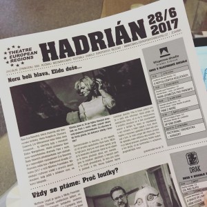 Festivalový zpravodaj Hadrián