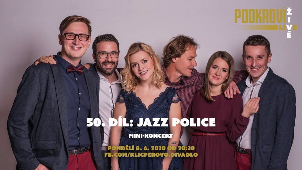 Podkroví Live (50) - Jazz Police - mini koncert (záznam)