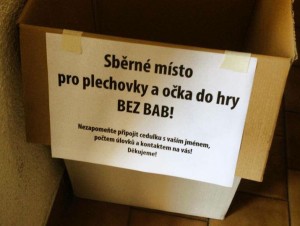 Plechovky do hry Bez bab!